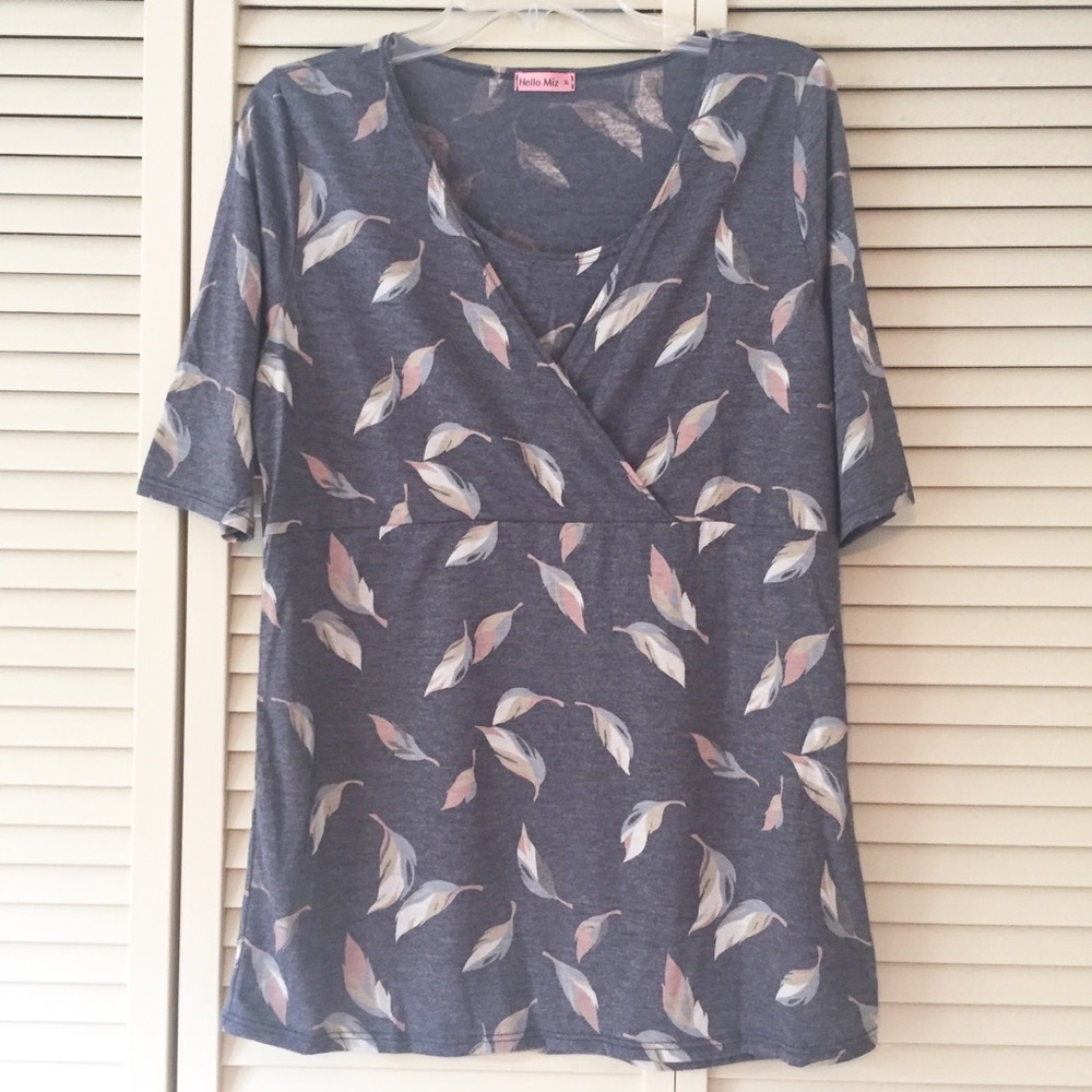 NWOT Nursing Soft Cotton Shirt XL